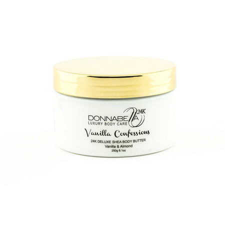 Vanilla Confessions-24K Deluxe Shea Body Butter-Vanilla & Almond